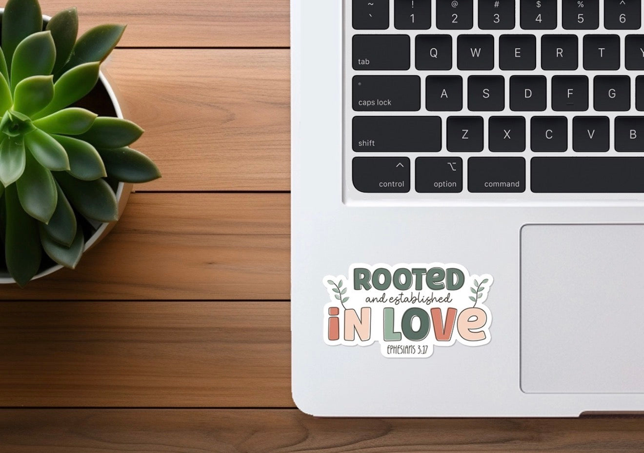 Rooted in Love | Christian Sticker