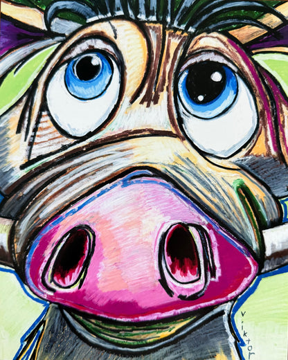 Whimsy Boar - Art Prints
