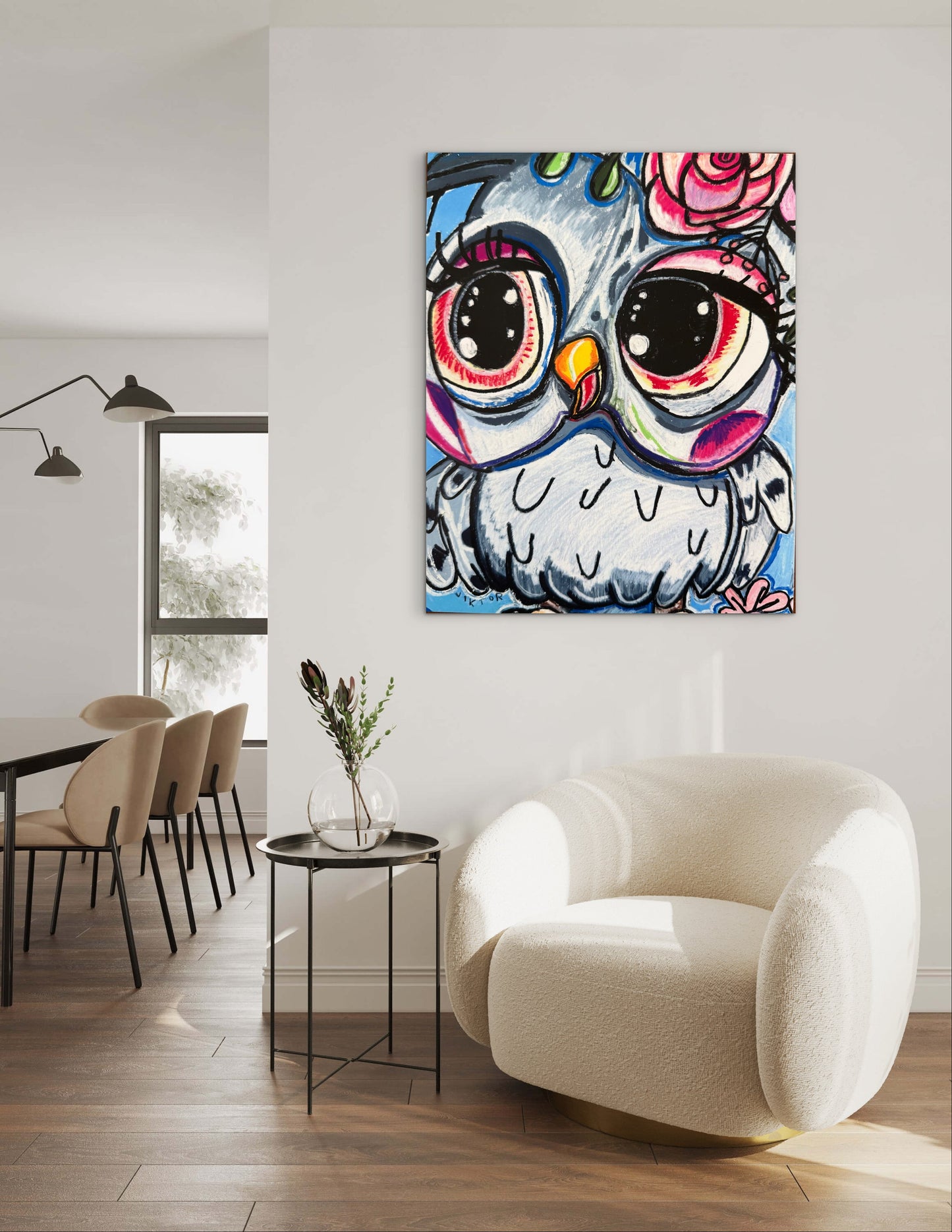 Lady Owl  - Art Prints