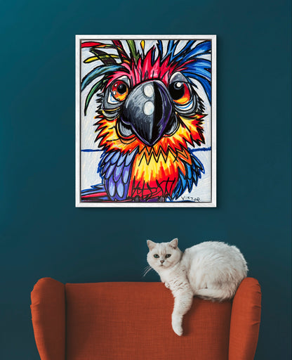 Crazy Parrot - Art Prints
