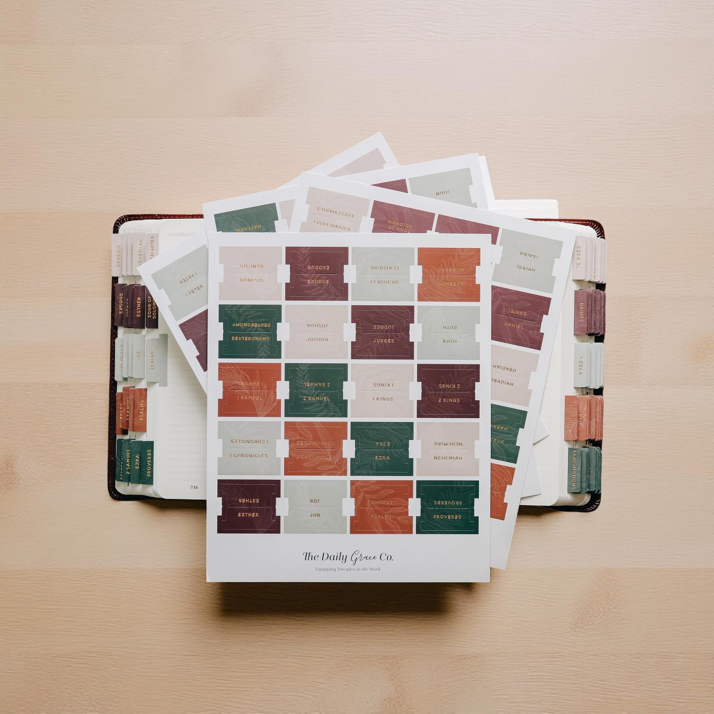 Jewel Tone Bible Tabs