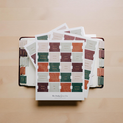 Jewel Tone Bible Tabs