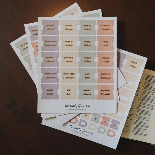 Pastel Floral Bible Tabs