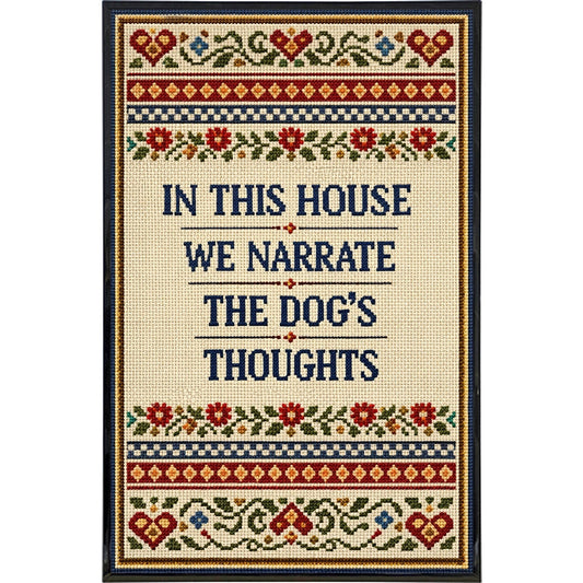 In This House We Narrate the Dog's Thoughts Print