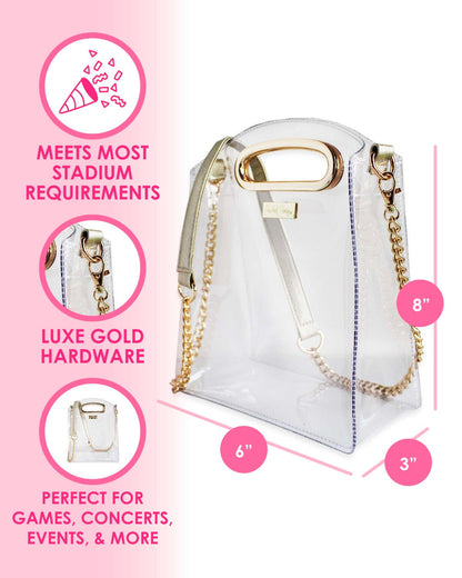 Confetti Everything Pouch & Stadium Bag Set