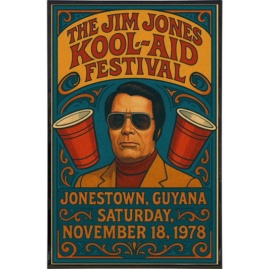 Jim Jones Festival Poster Print
