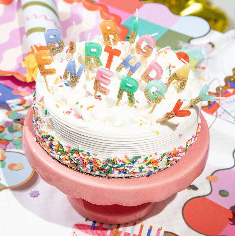 Big Birthday Energy Glitter Birthday Candle Set Otarealm