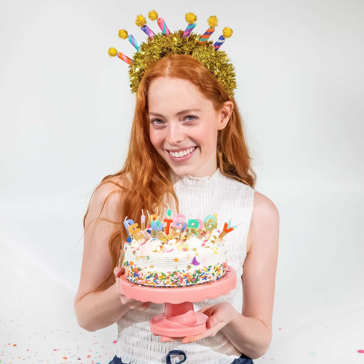 Big Birthday Energy Glitter Birthday Candle Set Otarealm