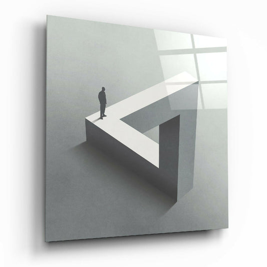 Dead End Glass Wall Art
