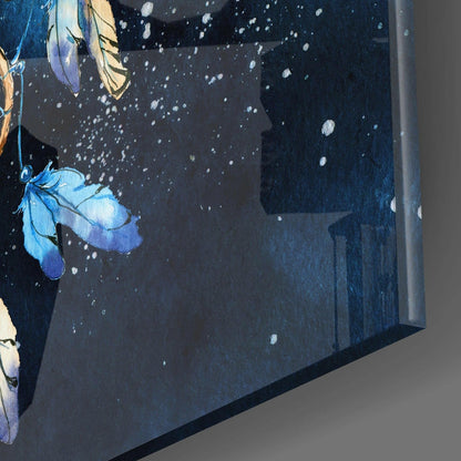 Dream Catcher Glass Wall Art