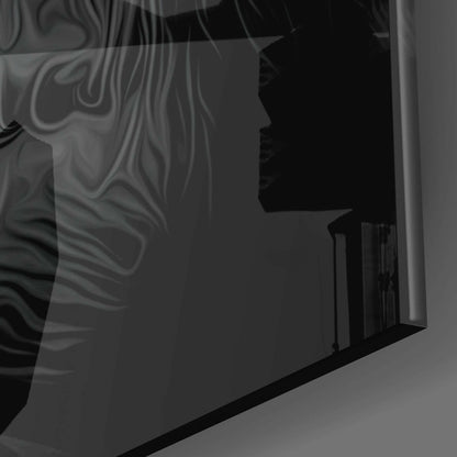 Wise Monkey Glass Wall Art