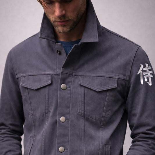 Warrior Kanji Jacket (Fossil Gray)