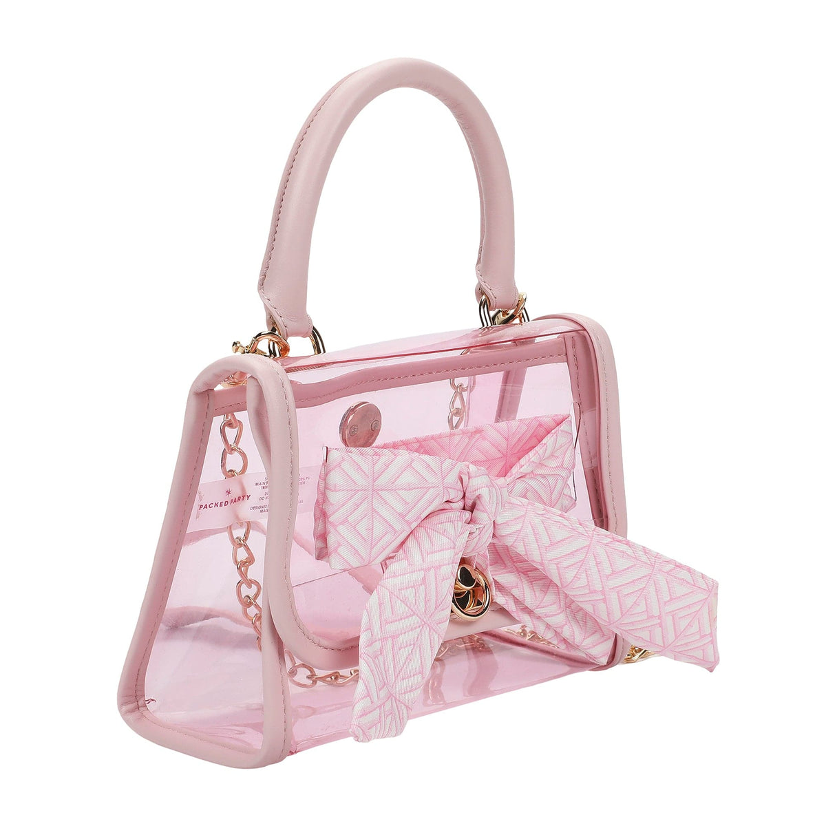 Bow On The Go Clear Crossbody Handbag