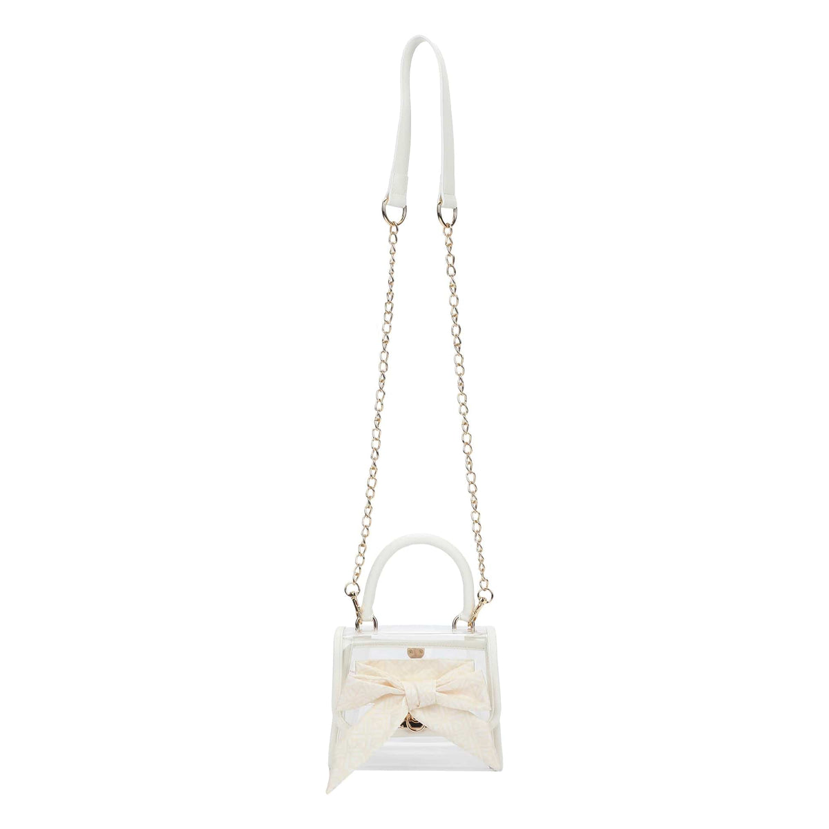 Bow On The Go Clear Crossbody Handbag