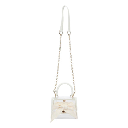 Bow On The Go Clear Crossbody Handbag