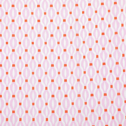 Geo Chic Pink Satin Anything Scarf