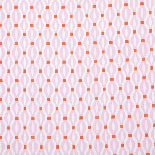 Geo Chic Pink Satin Anything Scarf