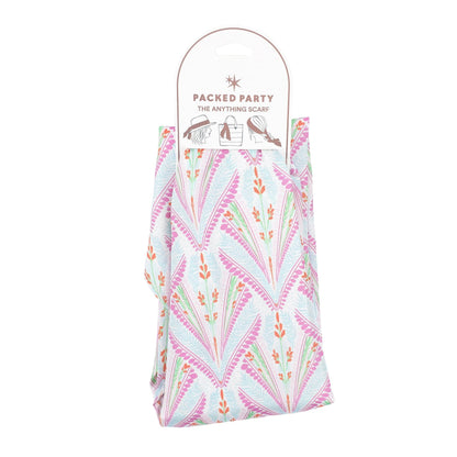 Petals & Plumes Satin Anything Scarf