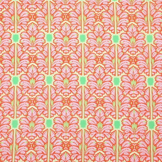 Pink Palm Satin Anything Scarf