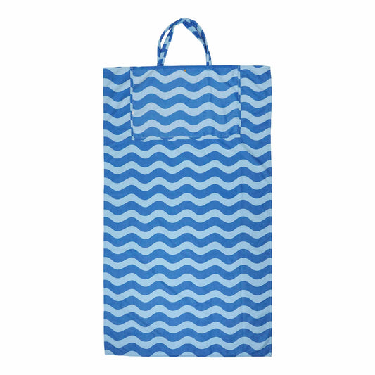 Blue Wave 2-in-1 Towel Tote Bag