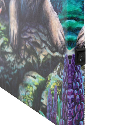 Fairy Stories Light Up Canvas Print by Lisa Parker