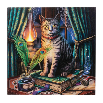 Book of Shadows Light Up Canvas Print by Lisa Parker