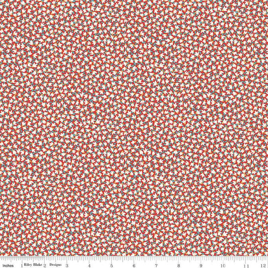 Liberty Tudor Celebration Tudor Tumble 01667447B 44"/45" Fabric Per Yard
