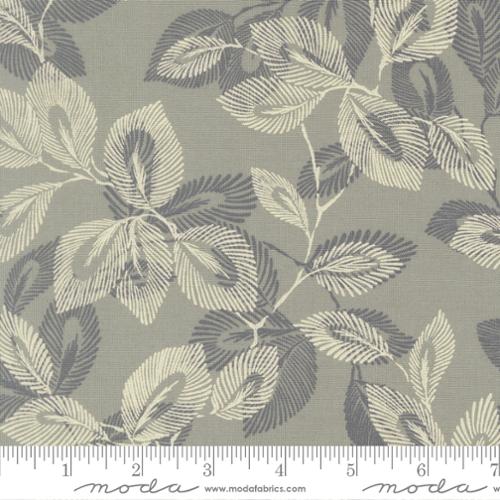 Light Blue Arabesque Palm Sky Cotton 44"/45" Fabric Per Yard