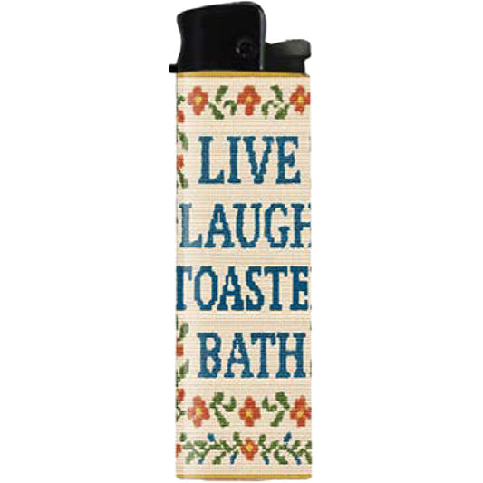 Live Laugh Toaster Bath Lighter