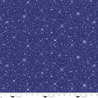 Luminosity 118" Navy Cotton Wideback Fabric per yard