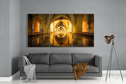 Columns Mega Glass Wall Art