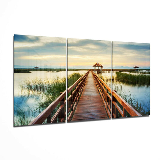 Pier Mega Glass Wall Art