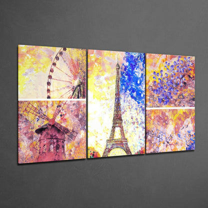 Paris Mega Glass Wall Art
