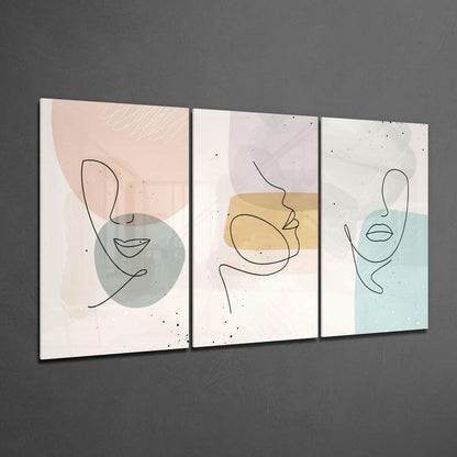 Abstract Shapes 7 Glass Wall Arts