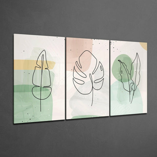 Abstract Shapes 8 Glass Wall Arts