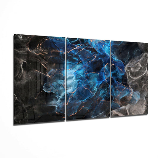 Dance Of Blue Glass Art