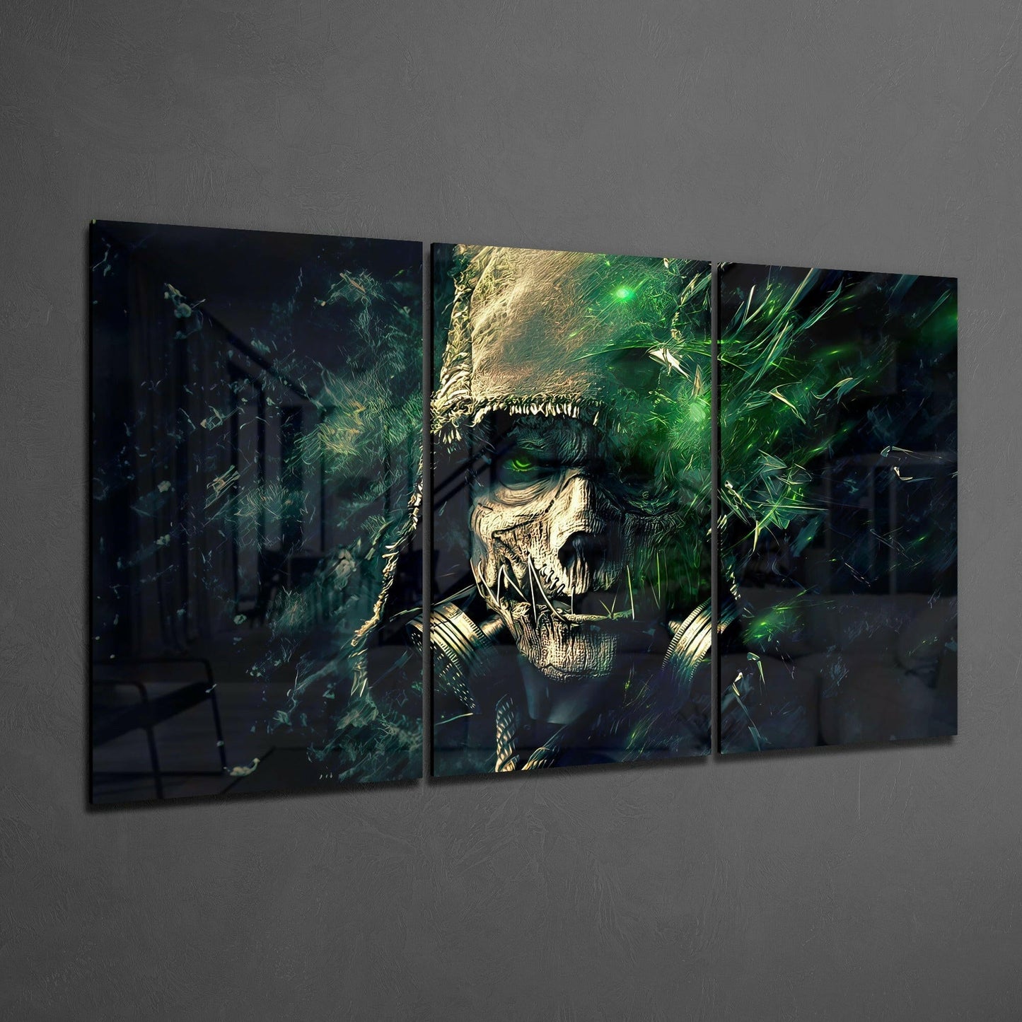 Scarecrow Glass Art
