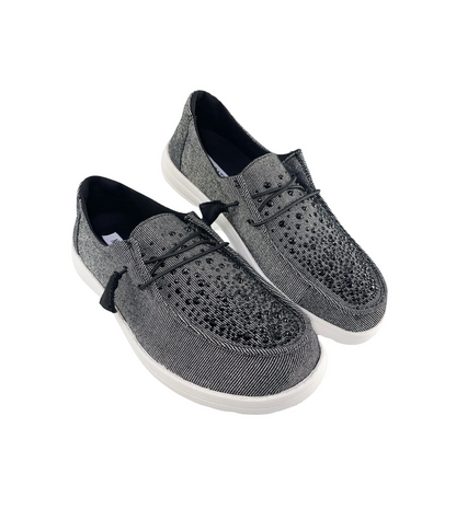 Maco Water Drop Sneaker in Black by Not Rated