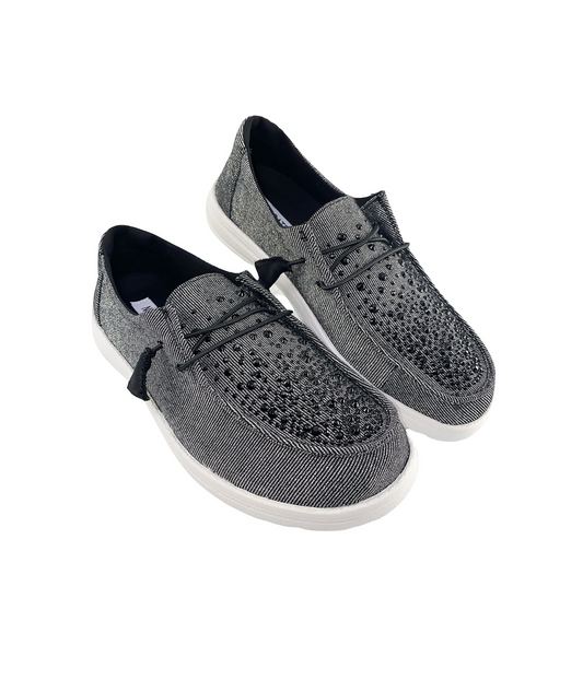Maco Water Drop Sneaker in Black by Not Rated