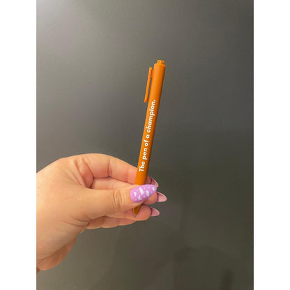 Mastermind Pen Set 🏆 | Gel Click Pen Gift Set | 3 Pens in Caramel