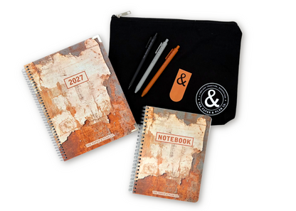 2027 Metal Flake Weekly Planner Premium Bundle