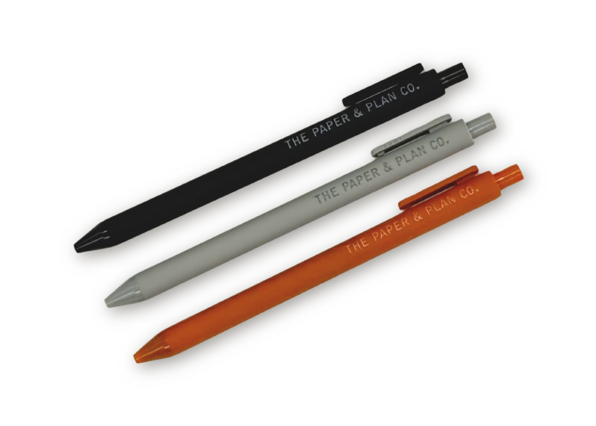 Metal Flake Pen Set