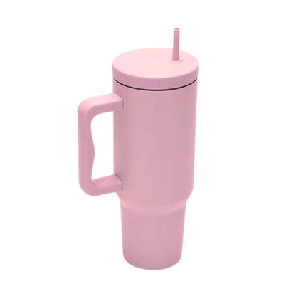 Monocolor Cold Cup Tumbler 40 Oz Handle Travel Mug