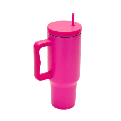 Monocolor Cold Cup Tumbler 40 Oz Handle Travel Mug