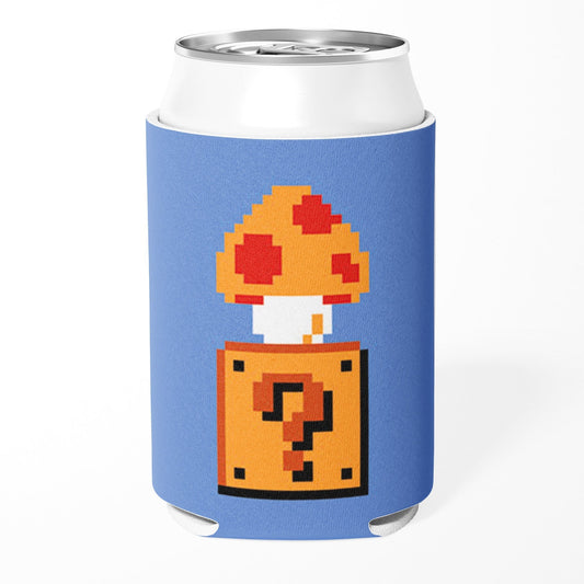 Mario Bros. Inspired Mushroom Power Up Can Cooler