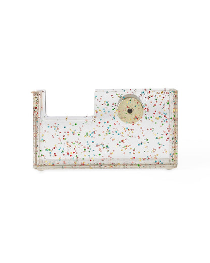 Confetti Injected Acrylic Tape Dispenser