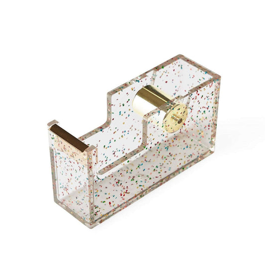 Confetti Injected Acrylic Tape Dispenser Otarealm