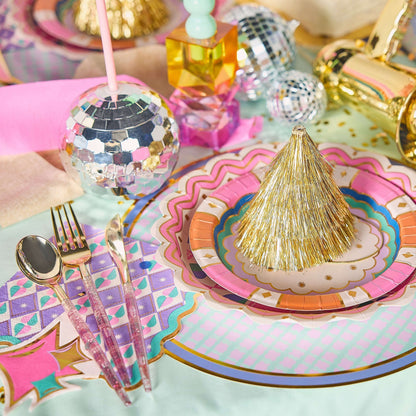Glitter Utensil Set (30 count) Otarealm