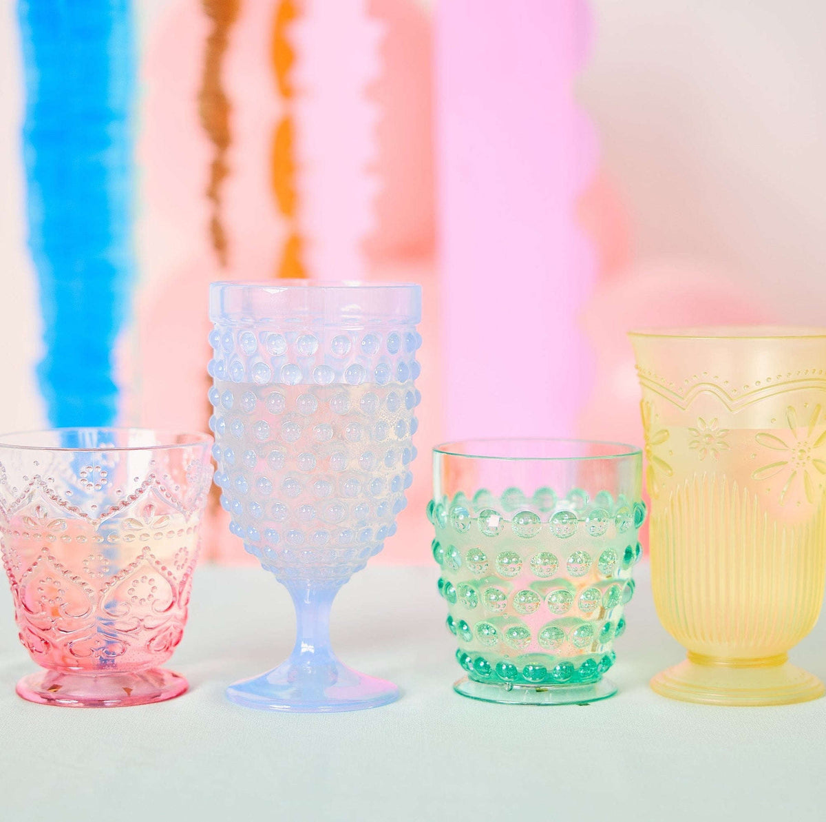 Vintage Vibes Pastel Reusable Cup Set Otarealm