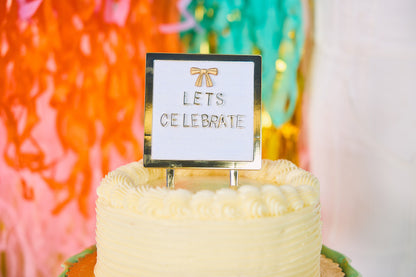 Lovely Little Letterboard Customizable Cake Topper (114 characters)